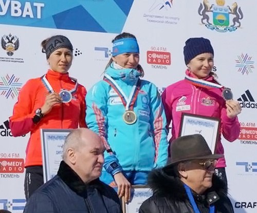 Светлана Миронова выиграла спринт чемпионата России по биатлону в Увате