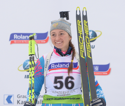 Анастасия Шевченко завоевала золото в спринте на ЮЧМ-2020
