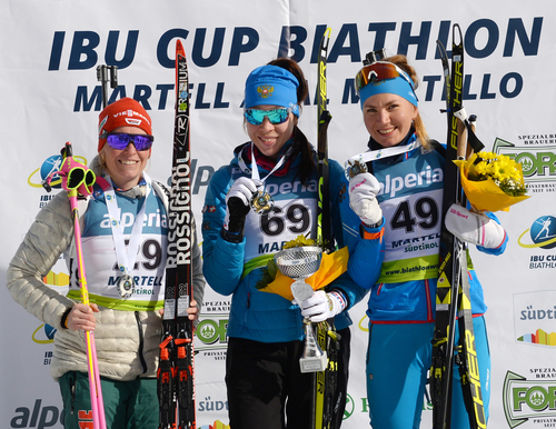 Ульяна Кайшева победила, Виктория Сливко — бронзовый призер в спринте на 6 этапе Кубка IBU