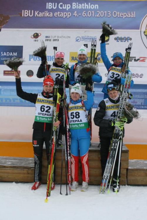 Екатерина Юрьева сделала победный дубль на эстонском этапе Кубка IBU