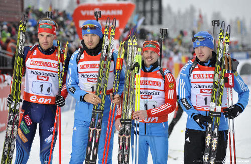 У России бронза в первой мужской эстафете сезона на 2 этапе Кубка мира по биатлону в Хохфильцене сегодня, 7 декабря. Норвегия победила!