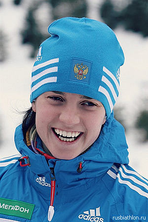 Биатлон Светлана Слепцова одержала победу в марафоне на чемпионате России в Краснояске