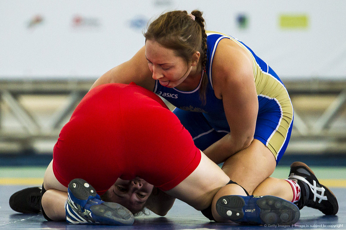 Anna Maximova Wrestling