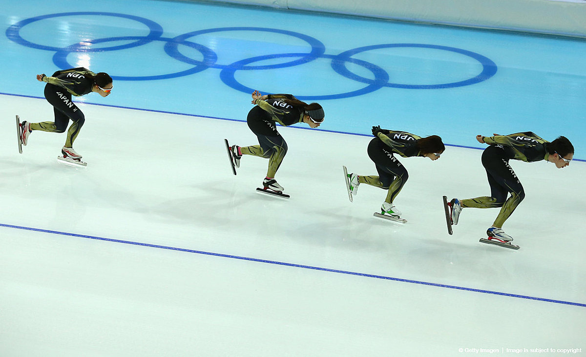 Japanese Speed Skating Team Training