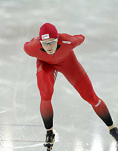 Конькобежный спорт Norwegian speedskater Havard Bokko trains at the Adler Arena фото (photo)