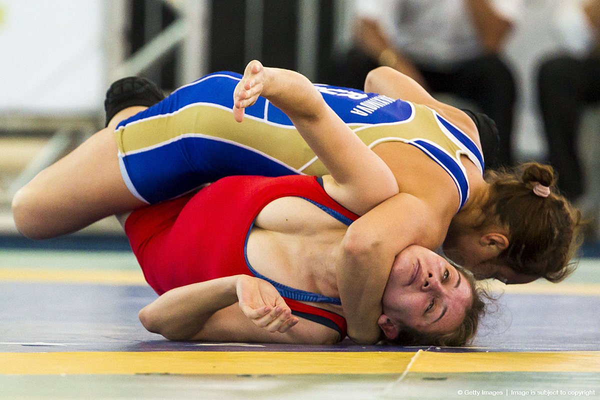 Anna Maximova Wrestling