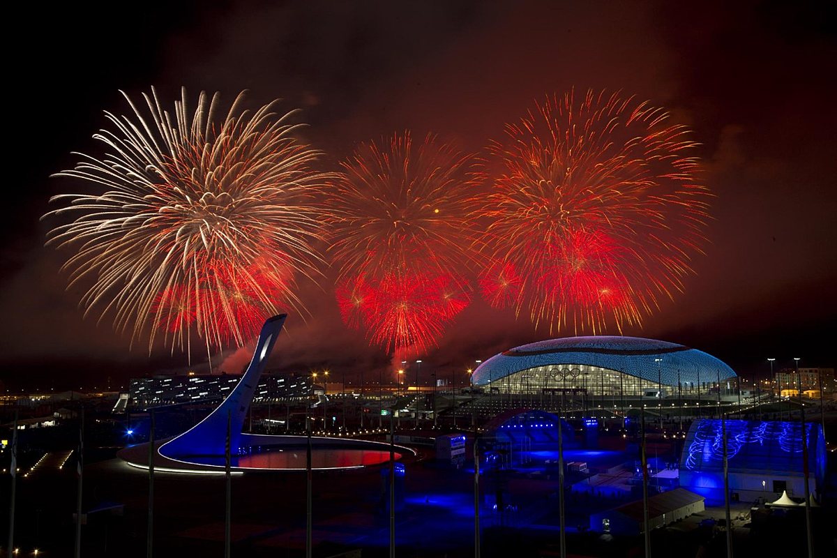Олимпийский парк Сочи 2014 закрытия