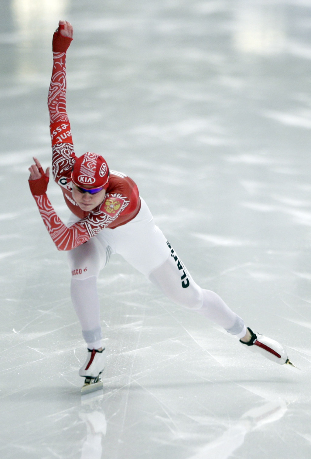 Olga Fatkulina of Russia competes during the women's 500m фото (photo)