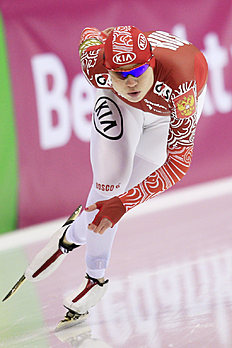 Конькобежный спорт Russia's Olga Fatkulina competes to win the second heat of фото (photo)