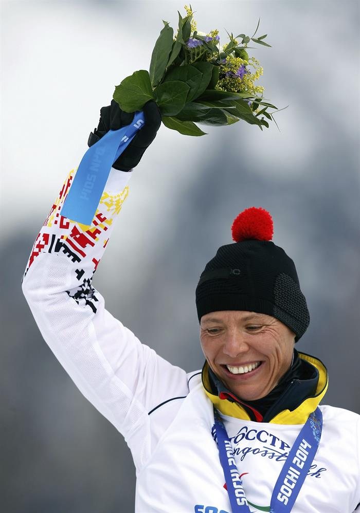 Krasnaya Polyana (Russian Federation), 16/03/2014.- Gold medalist фото (photo)