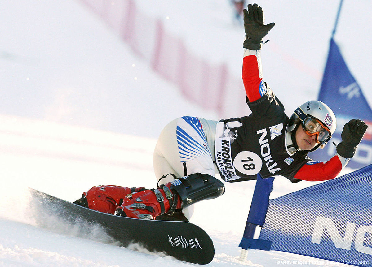 Snowboard (сноуборд): Ekaterina Tudigescheva of Russia passes