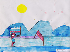 Биатлон Морковкин Родион принял участие в конкурсе детского рисунка «Я ЛЮБЛЮ БИАТЛОН»