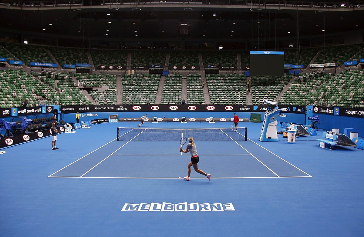 Таблица теннис австралия опен. Теннисный корт Australian open. Австралиан опен цвет корта. Теннисный корт на лайнере. Теннисные площадки Мельбурн.