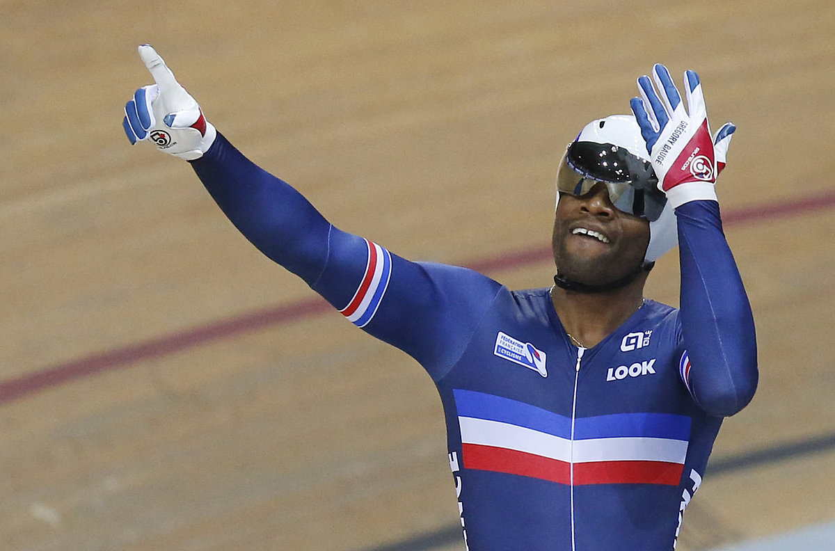 Gregory Bauge of France, reacts after he won the final of the фото (photo)