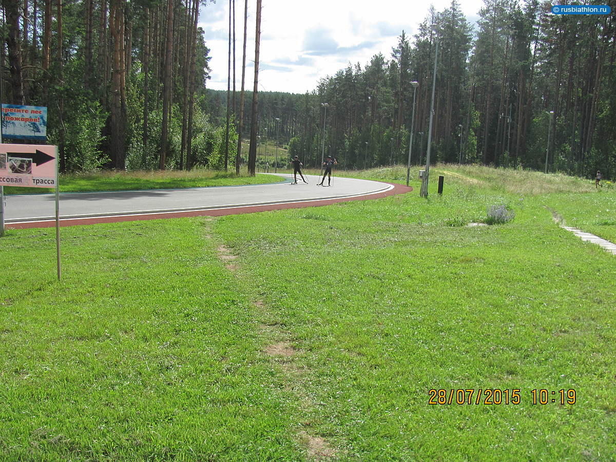 Летний сбор биатлонистов ЦП в Чайковском,28июля 2015г.