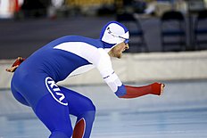 Конькобежный спорт Russia's Yuskov competes during the men's 5000m IS фото (photo)