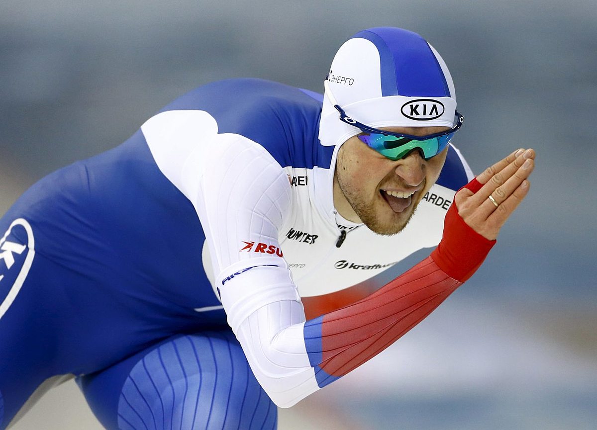 Russia's Yuskov competes during the men's 1500m IS фото (photo)