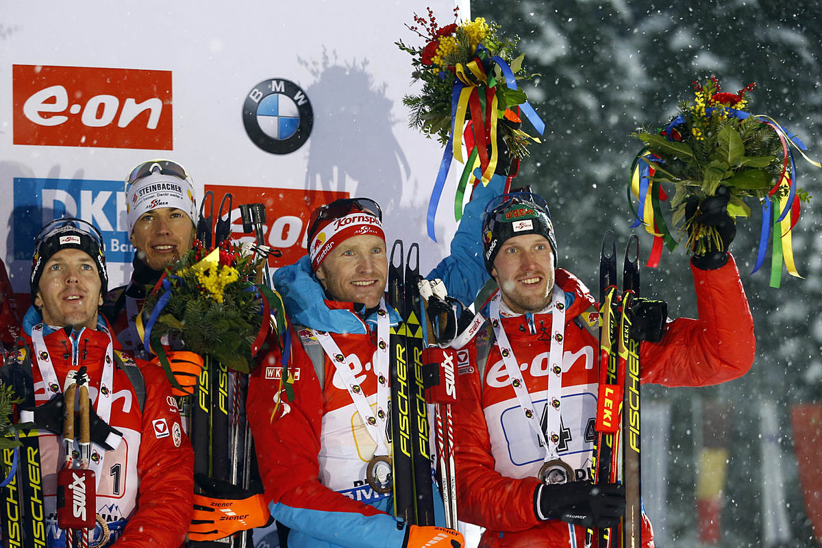 Norway wins men's World Cup biathlon relay ahead of Russia