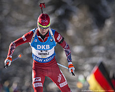 ANTHOLZ-ANTERSELVA, ITALY — JANUARY 22: Ole Einar Bjoerndalen of Norway in action during the Biathlon Men 10 km Sprint at the IBU Biathlon World Cup Antholtz on January 22, 2016 in Antholtz, Italy.
