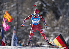ANTHOLZ-ANTERSELVA, ITALY — JANUARY 22: Ole Einar Bjoerndalen of Norway in action during the Biathlon Men 10 km Sprint at the IBU Biathlon World Cup Antholtz on January 22, 2016 in Antholtz, Italy.