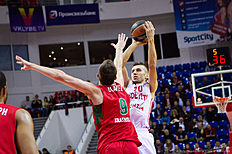 Баскетбол Баскетбол России: Lokomotiv Kuban Krasnodar v Cedevita Zagreb фото (photo)