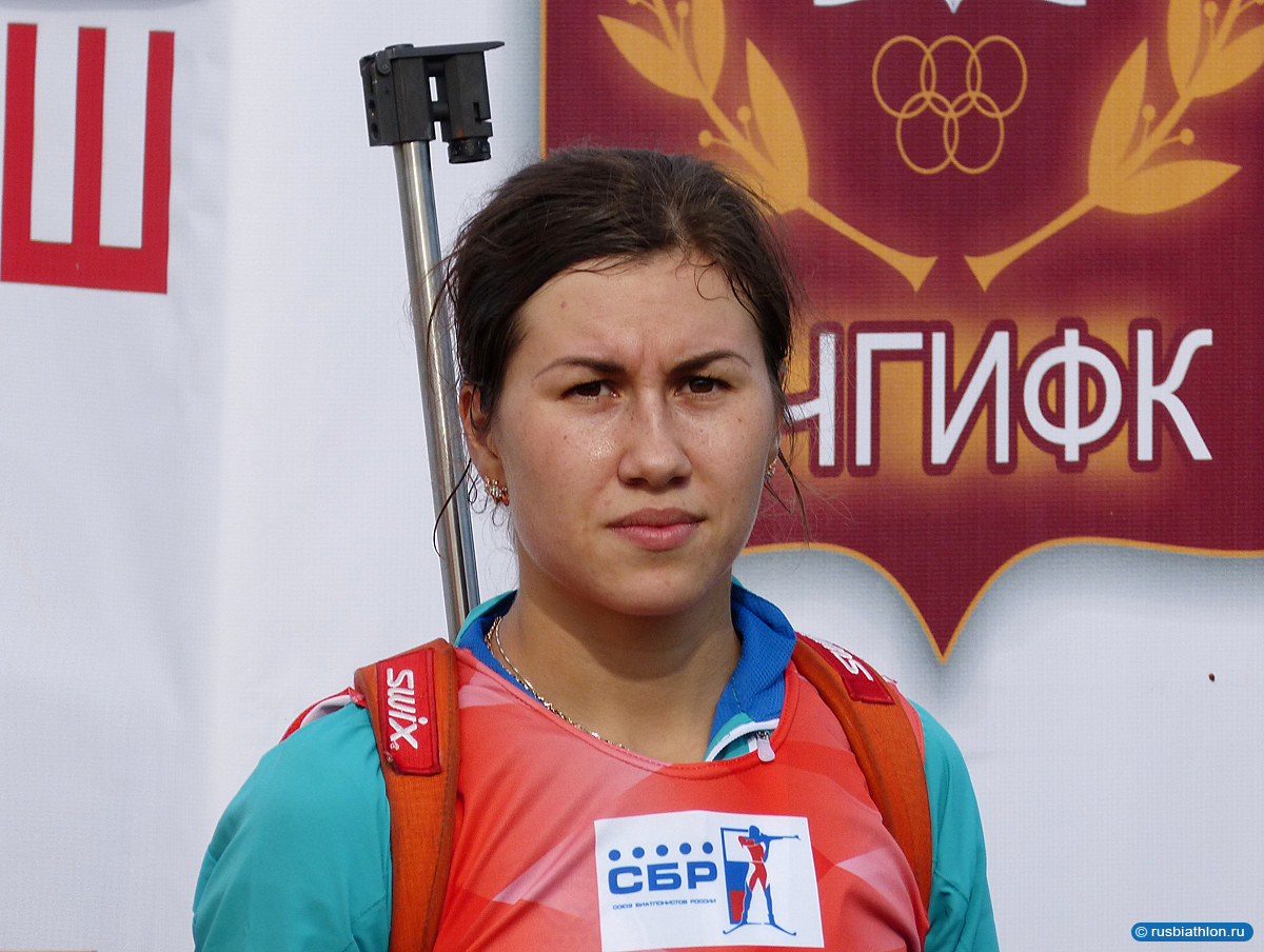 Дарья Виролайнен. Сборная на Чемпионате России по летнему биатлону 2016
