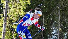 Биатлон Эмиль-Хегле Свендсен на 2 этапе КМ в Словении