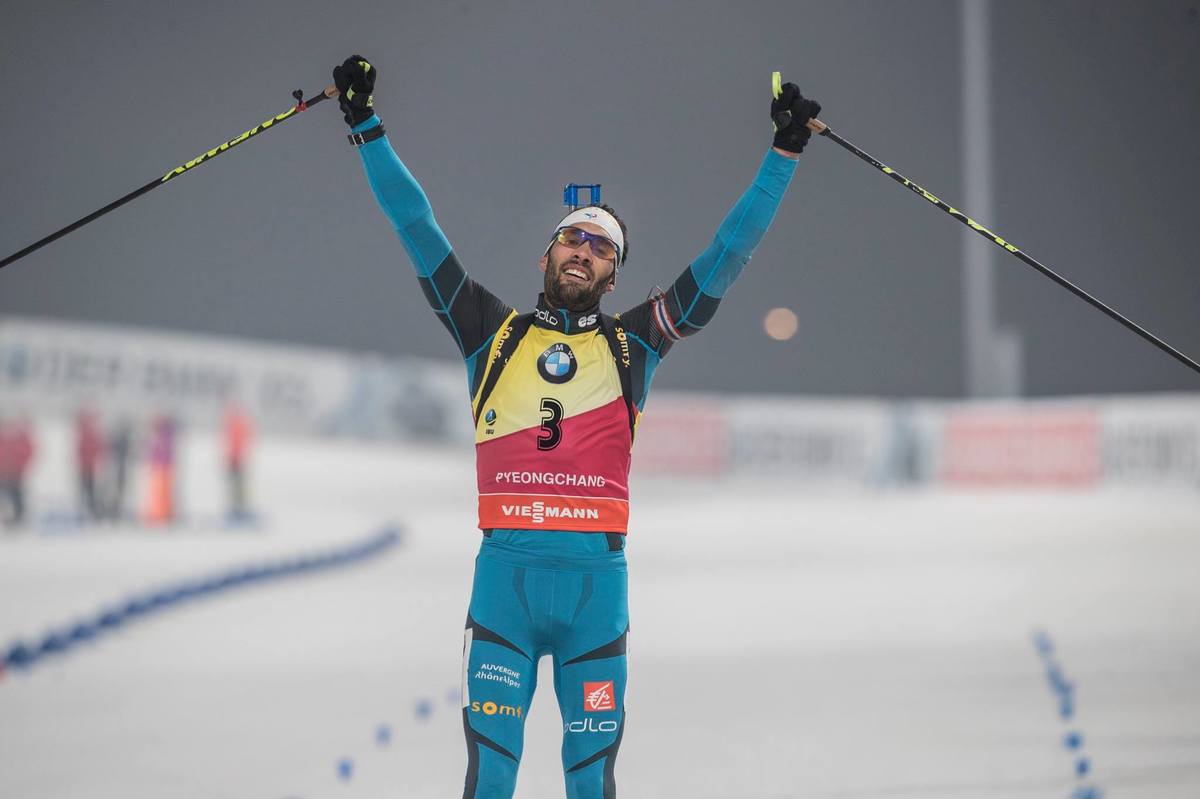 Record-setting victory number 13 for Martin Fourcade in the Kontiolahti Sprint. Despite a single standing penalty, he powered through the last loop, finishing in 22:17, to push clean-shooting Ondrej Moravec into second place .6 seconds back. Third place t