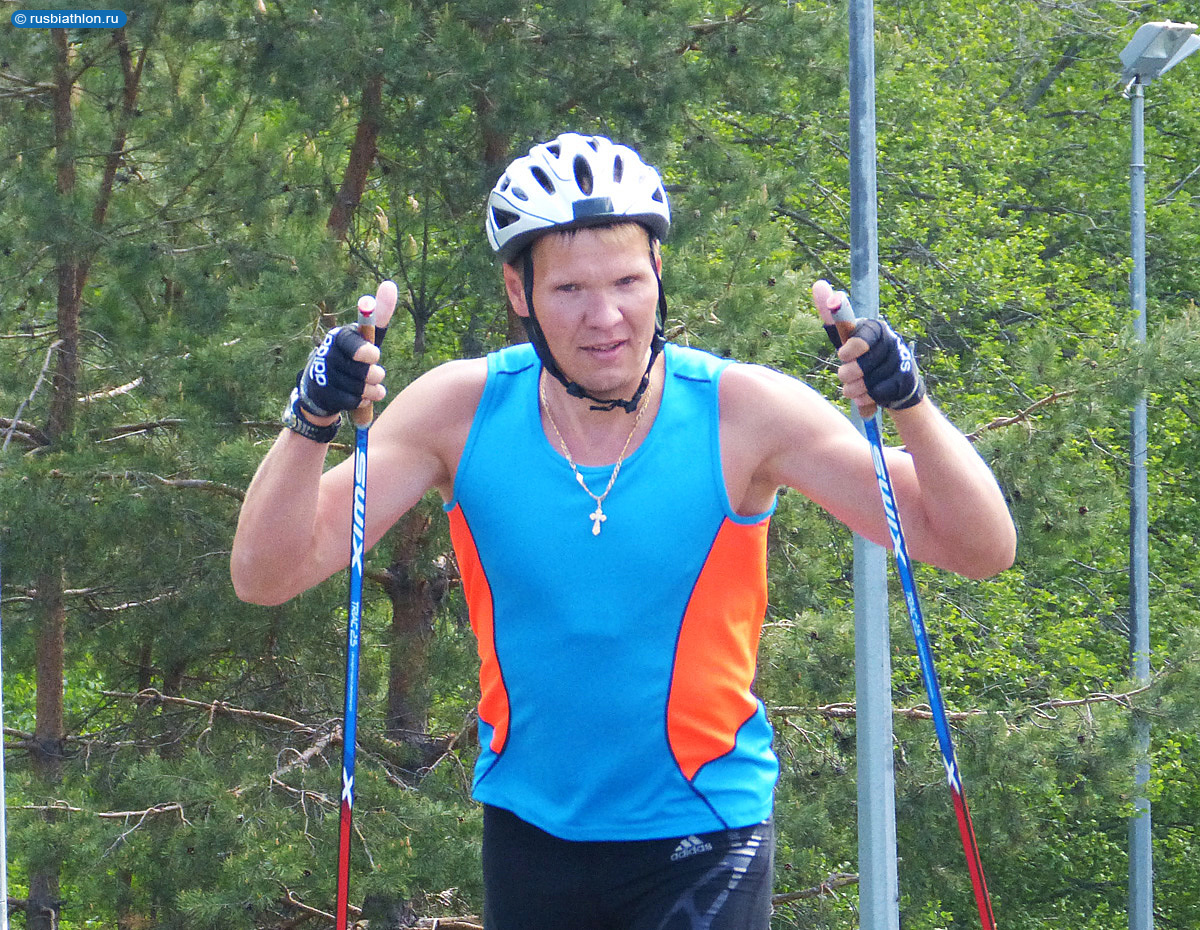 Сергей Клячин готовится к Чемпионату мира по летнему биатлону в Чайковском