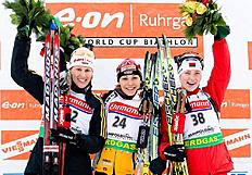 Биатлон #ibutbt First podium for Darya Domracheva in the Ruhpolding sprint back in 2009. Do you recognize other ladies on the podium?
