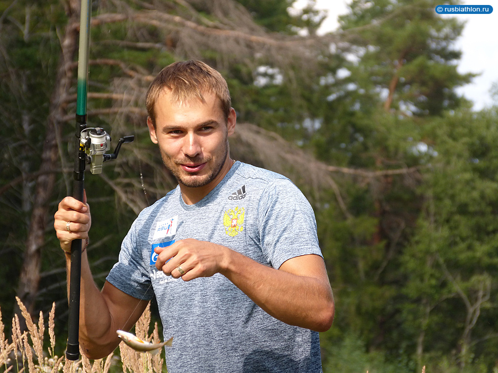 Антон Шипулин на рыбалке в Чайковском