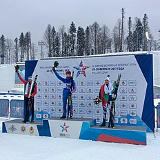Биатлон Максим Цветков — победитель спринта III Всемирных военных игр