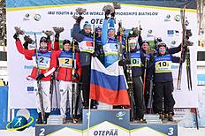 Биатлон Российские юниоры выиграли эстафету на Чемпионате мира по биатлону-2018 в эстонском Отепя!