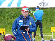 Сергей Белозеров — тренер резервной сборной России по биатлону на первом сборе в Чайковском
