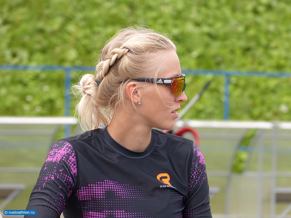 Анастасия Кайшева готовится к сезону в составе юниорской сборной России по биатлону