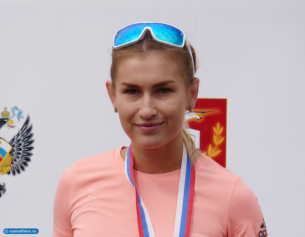 Алёна Юдина на Чемпионате России по летнему биатлону-2018 в Чайковском