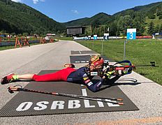 Биатлонистка сборной команды Словакии Анастасия Кузьмина 28 июня выгрузила фотку в своем официальном Инстаграм-аккаунте