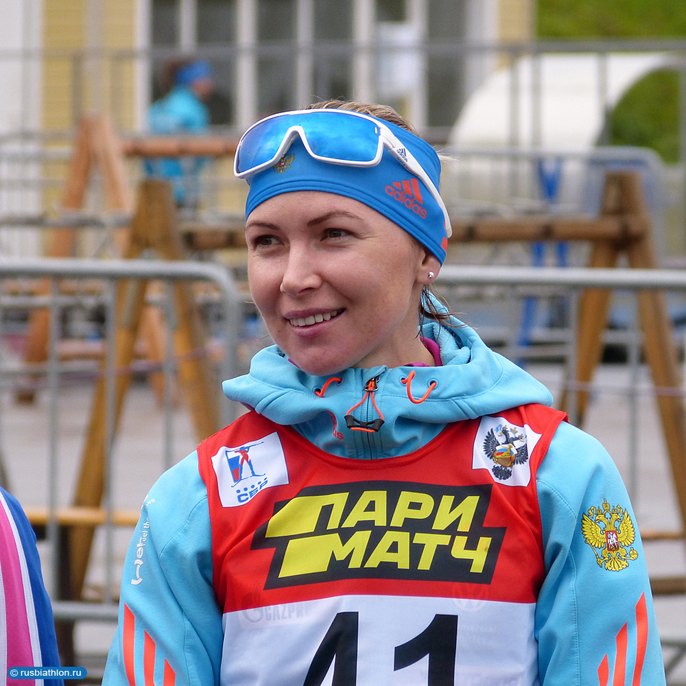 Екатерина Глазырина — четвёртая в кросс-спринте на Чемпионате России по летнему биатлону-2019