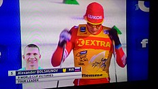 Лыжи Александр Большунов на «Тур де Ски»