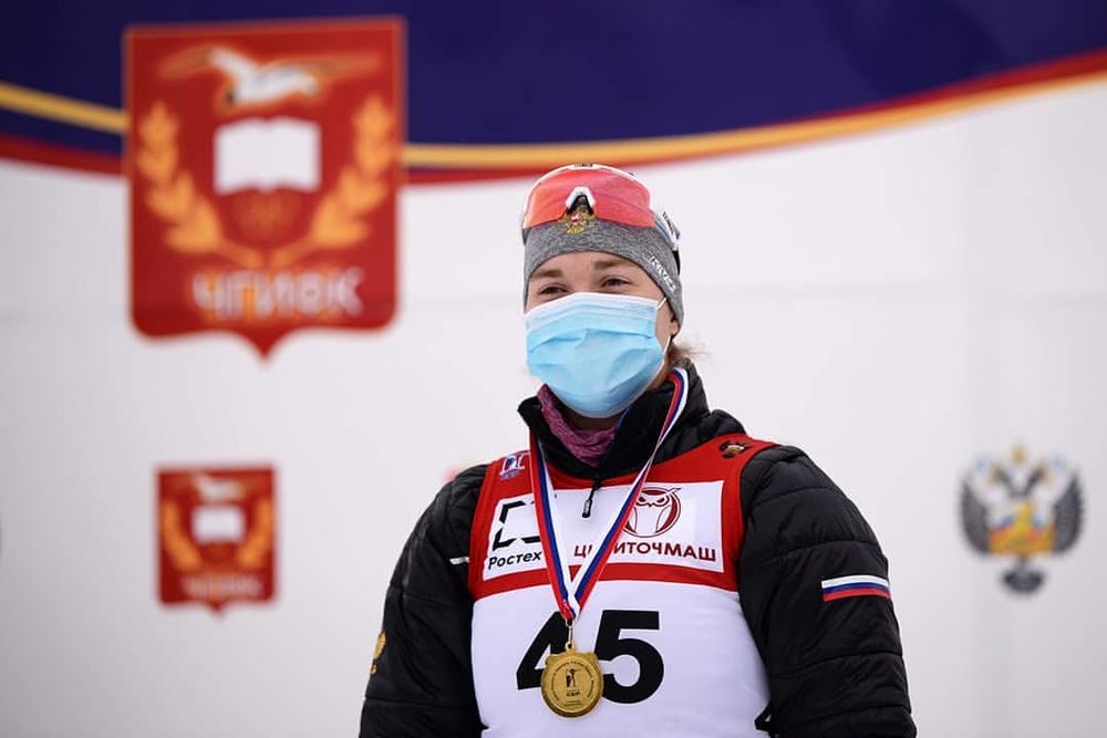 Тамара Воронина победила в спринте у женщин на этапе Кубка России