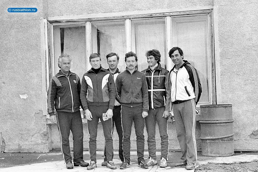Сборная СССР по биатлону на сборах на Камчатке 1981 год