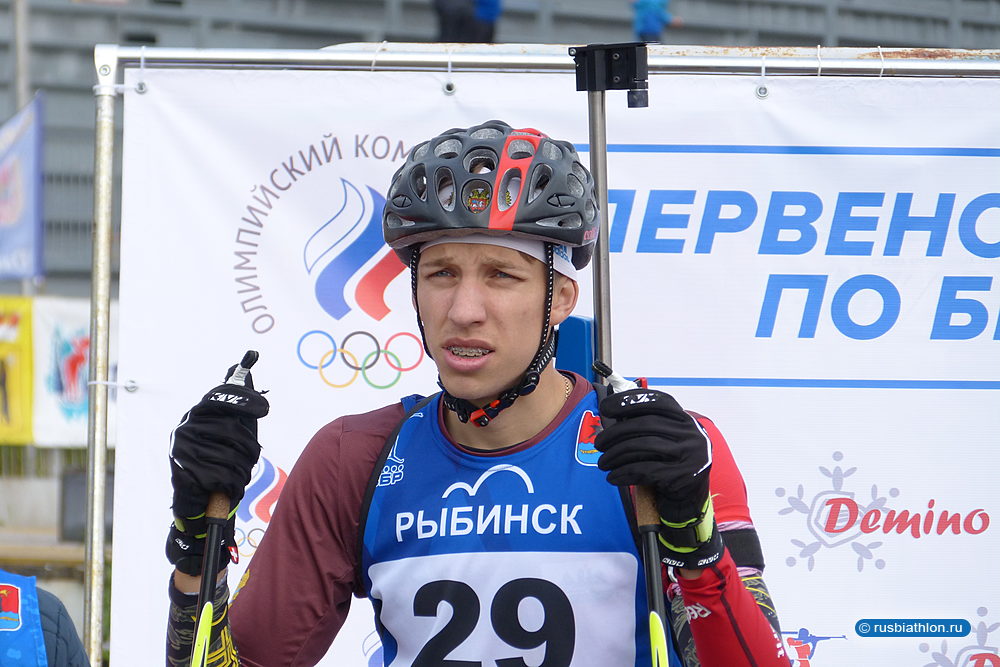 Валерий Бондарев на Первенстве России по биатлону в Дёмино
