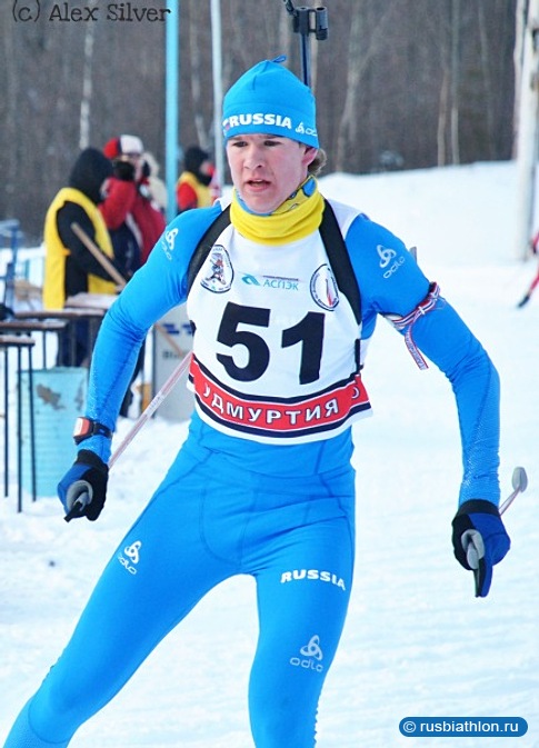 Юниор Саша Печенкин на Ижевской винтовке показал лучший ход на лыжне среди мужчин