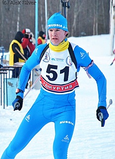 Биатлон Юниор Саша Печенкин на Ижевской винтовке показал лучший ход на лыжне среди мужчин