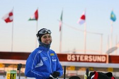 OSTERSUND, SWEDEN - DECEMBER 01: Michaela Ponza of Italy during a training session ahead of the E.ON Ruhrgas IBU Biathlon World Cup on December 1, 2009 in Ostersund, Sweden.