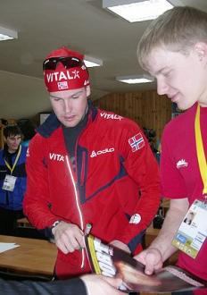 Биатлон Норвежский биатлонист Руне Братсвен В Уфе (Чемпионат Европы 2009)