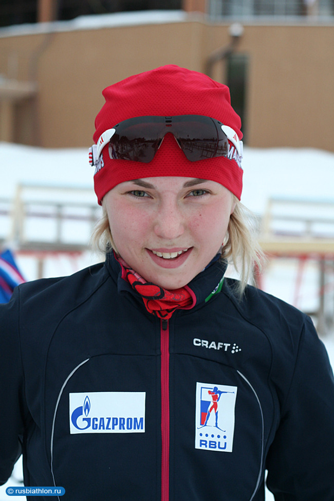Ольга Якушова (Галич) (2-ое место в индивидуальной гонке, Чайковский, 4 января 2012)