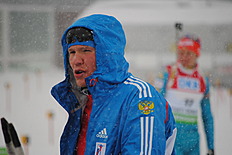 Биатлон Сергей Клячин на Кубке Мира по биатлону в Ханты-Мансийске