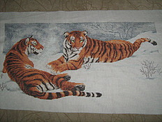 Биатлон амурские тигры (вышивка)