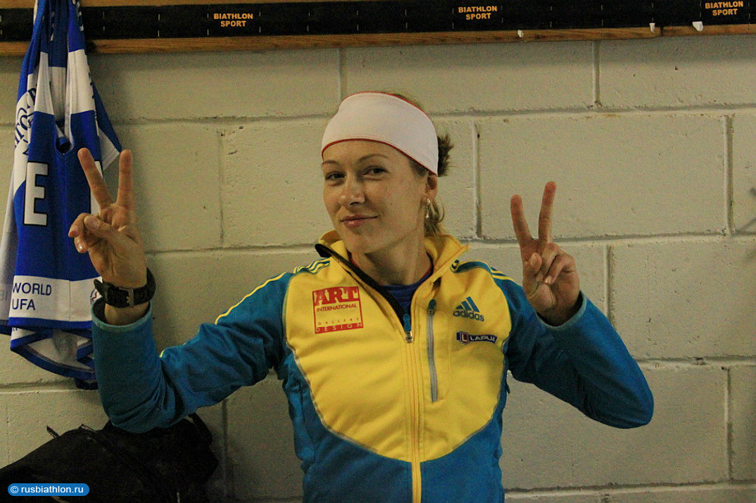 Наталья Бурдыга на чемпионате мира по летнему биатлону 2012 в Уфе
